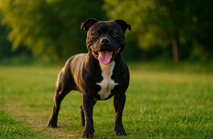 Staffordshire Bull Terrier : un petit costaud aux allures de gros nounours 🐶