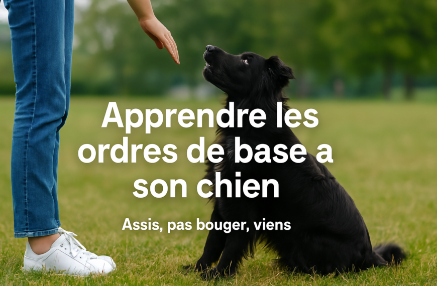 Apprendre les ordres de base à son chien : assis, pas bouger, viens