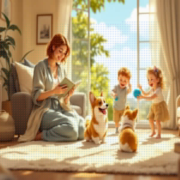 Corgi Pembroke et enfants : comment construire une cohabitation sereine