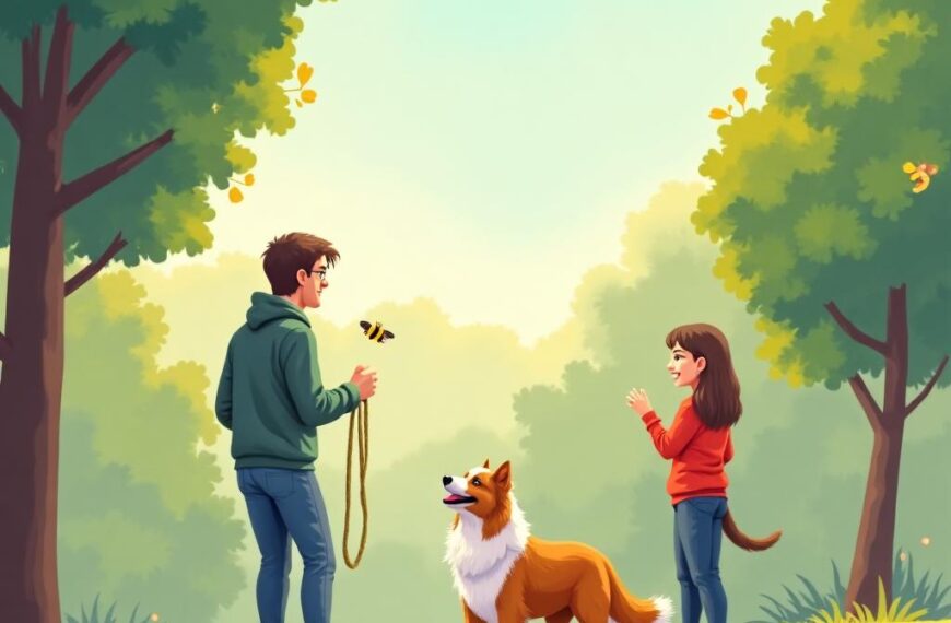 Apprendre le rappel à un jeune chien distrait : méthode du « fil invisible »