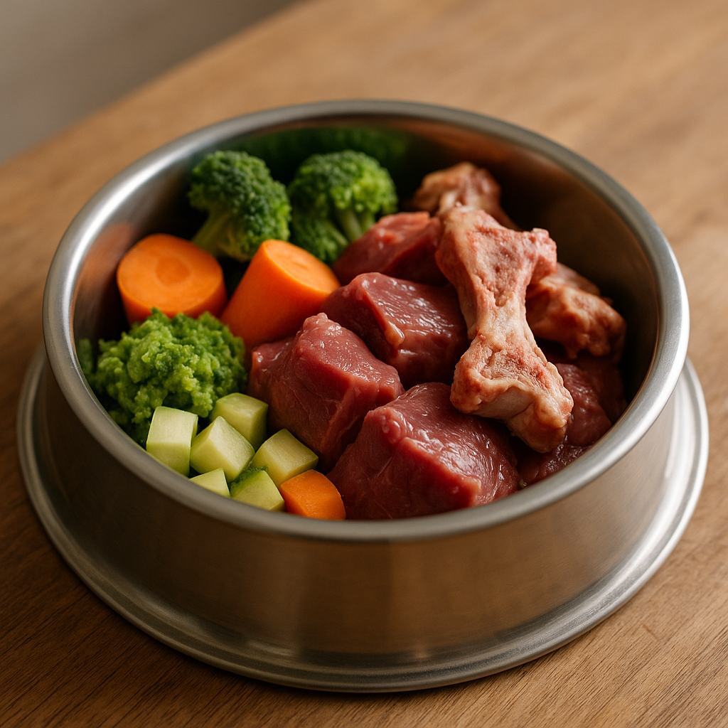 Présentation d’un menu BARF sur une semaine pour chien débutant
