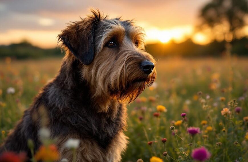 Briard : berger français au manteau ondulé – Caractéristiques, éducation, santé