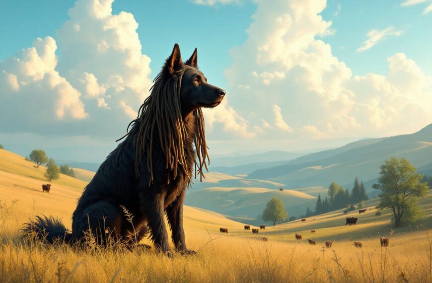 Komondor : dreadlocks protectrices des troupeaux