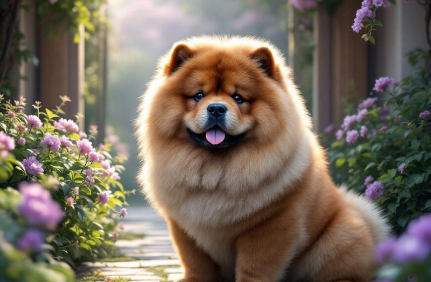 Chow Chow : lionchon bleu-langue, gardien distant