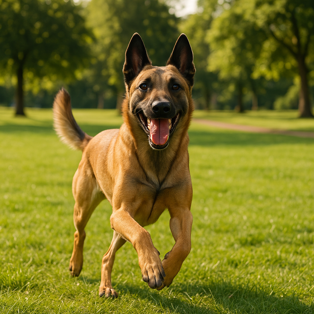 Chien heureux après souscription mutuelle