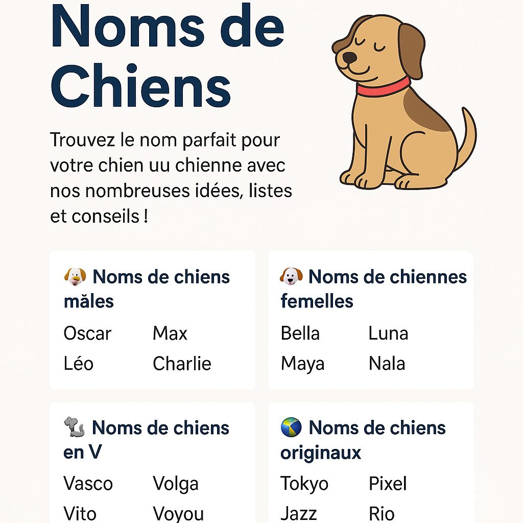 Trouver un nom de chien
