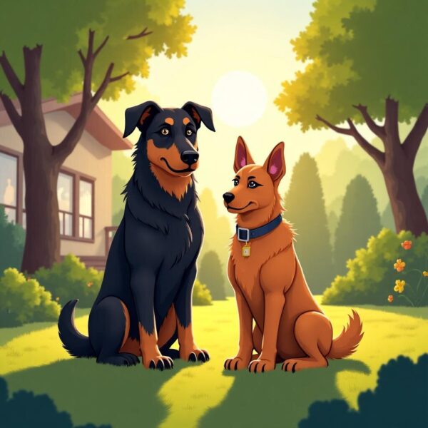 Beauceron kontra Malinois: którego psa wybrać do ochrony rodziny?