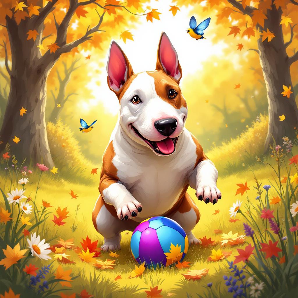 Bull Terrier : œuf sur pattes, humour garanti