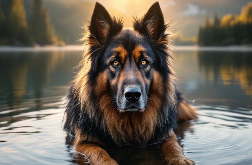 Leonberg : géant au cœur tendre, nageur passionné