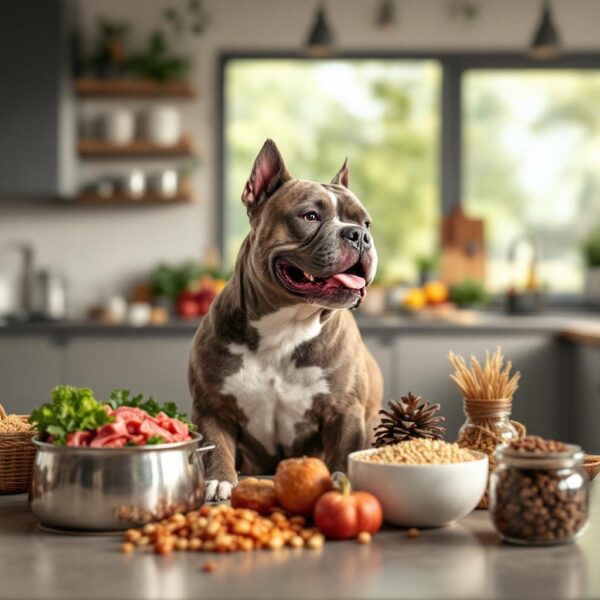 Quel régime alimentaire pour un American Bully XXL en pleine croissance ?