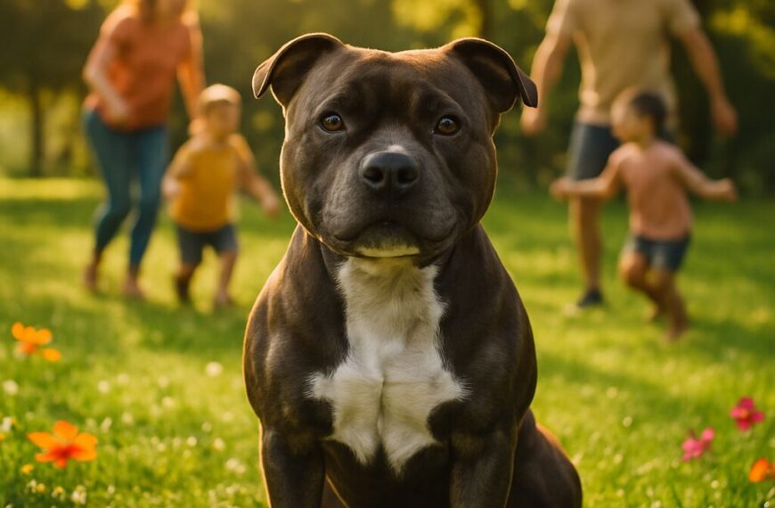 Staffordshire Bull Terrier : robustesse et affection XXL